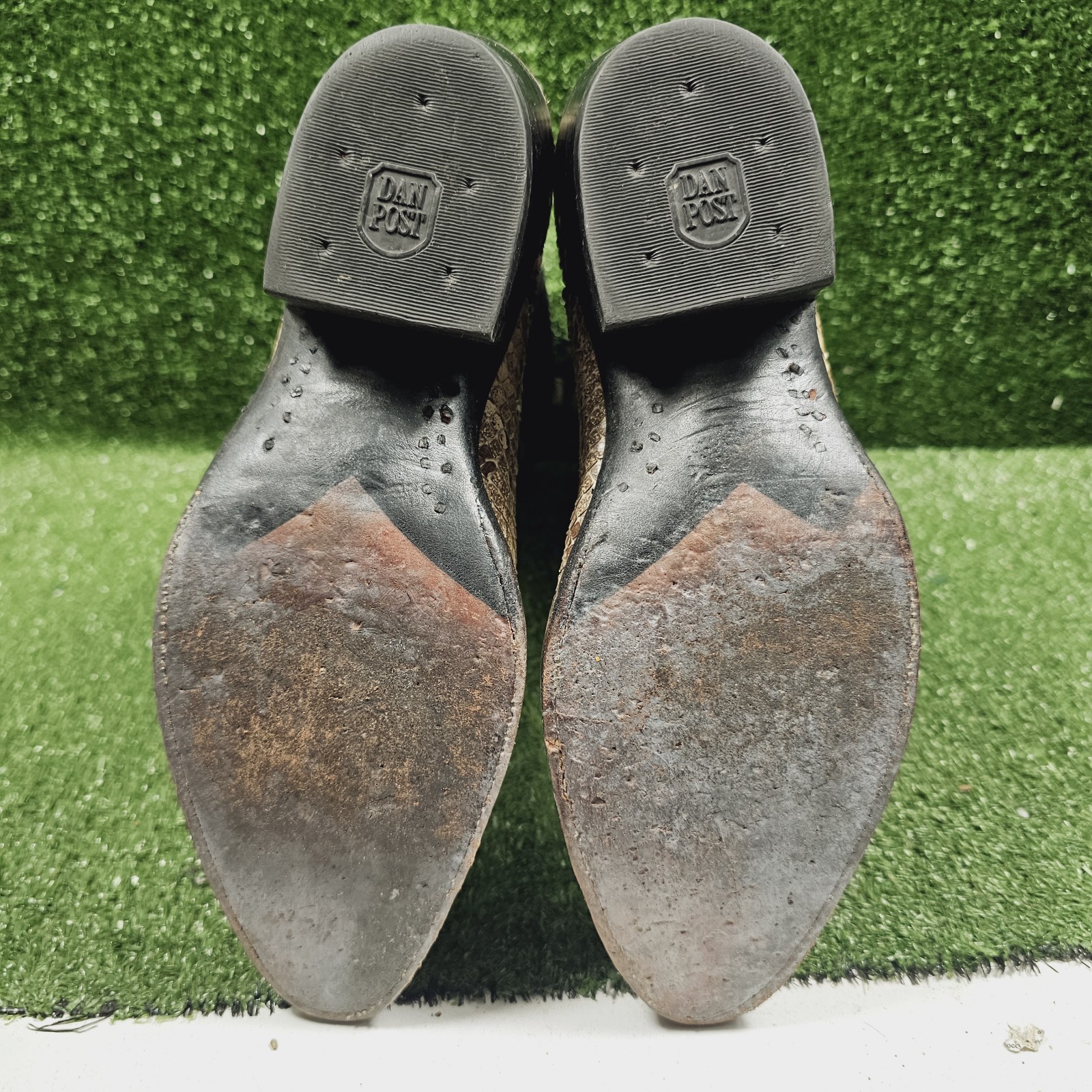 Dan Post Exotic Python Snakeskin Pull On Cowboy W… - image 7