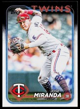 Jose Miranda 2024 Topps #507 Minnesota Twins