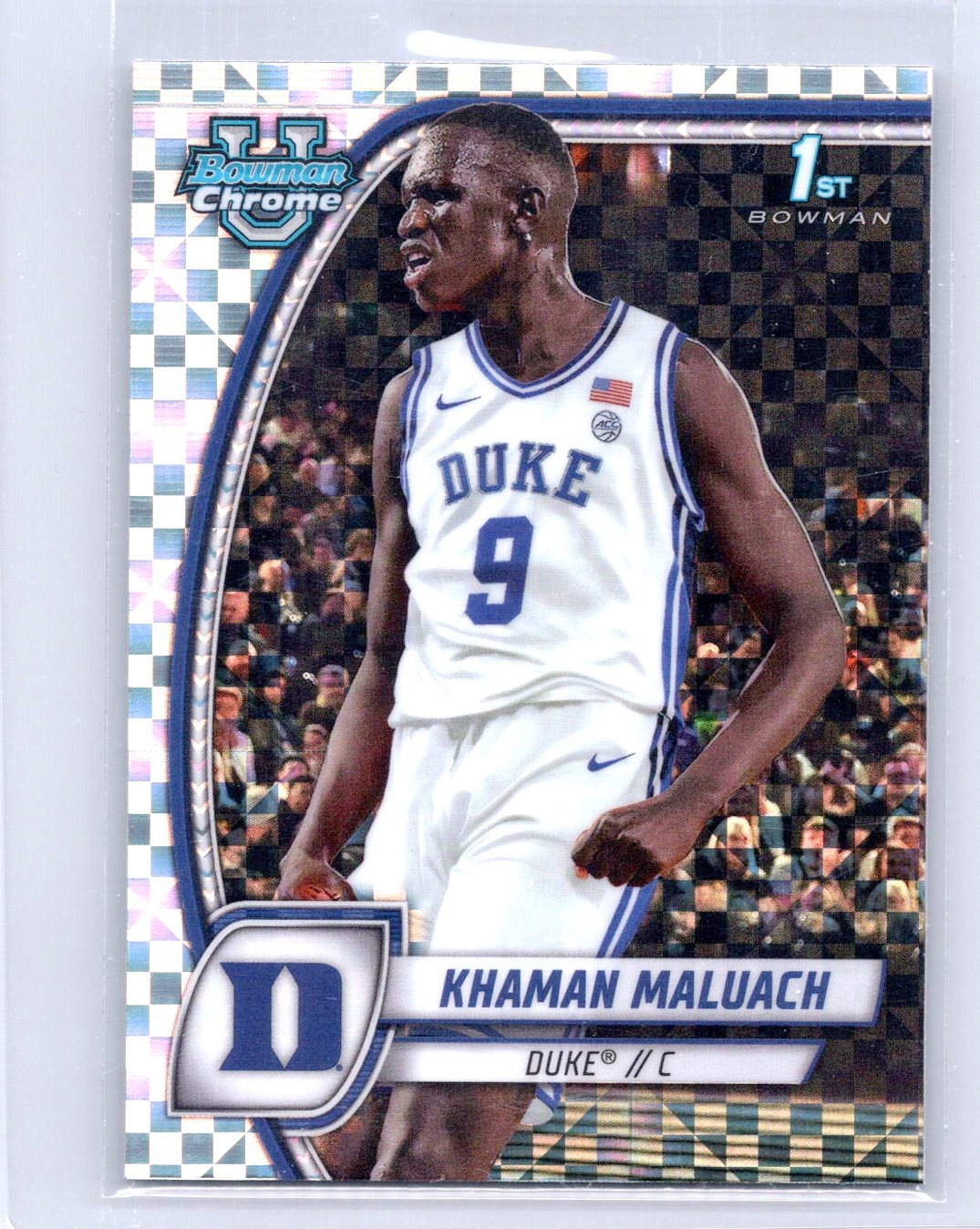 2024-25 Bowman University Chrome #46 Khaman Maluach X-Fractor