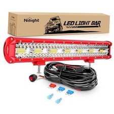 Led Light Bar 20 Inch With Wiring Kit On Truck Suv Utv Red Shell Led Light Bar 20 Inch With Wiring Kit On Truck Suv Utv Red Shell