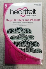  Heartfelt Creations Regal Borders And Pockets Craft Dies HCD1-779