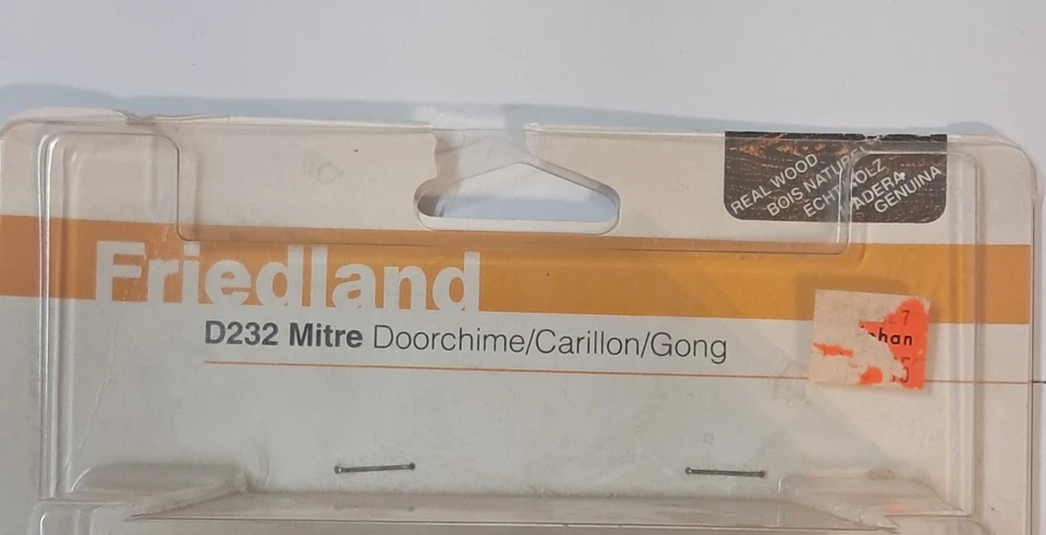 Timbre Friedlane vintage timbre madera doble timbre  Foto 2 de 4