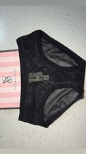 Pink By Victoria's Secret Black Hiphugger Panties Size XS NWT