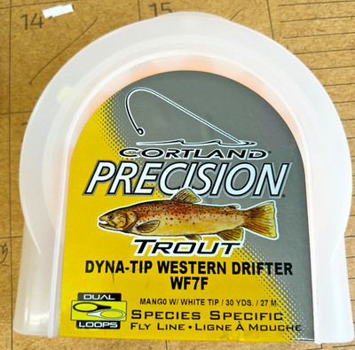 Cortland Precision Trout Dyna Tip Western Drifter WF7F 30 yds
