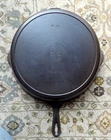 Large Old Griswold Cast Iron #12 Skillet Small Logo Heat Ring Clean