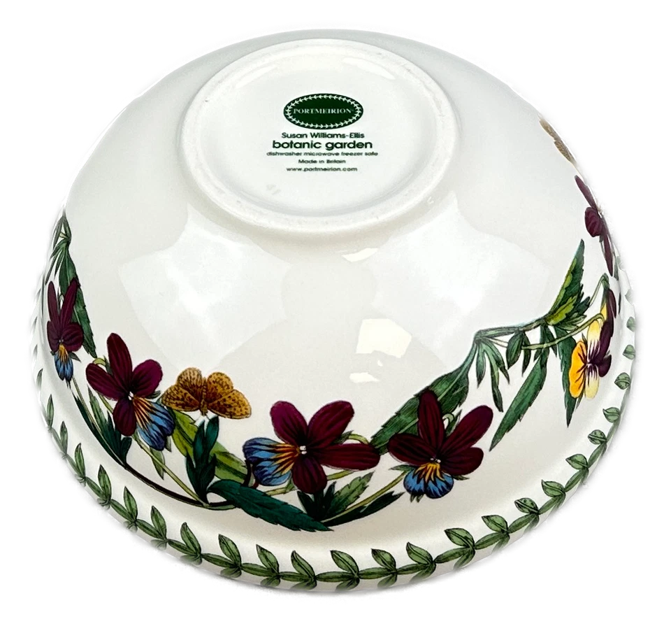 Portmeirion Botanic Garden Individual Salad Bowl Fruit Dessert Narcissus England - Image 4 of 4