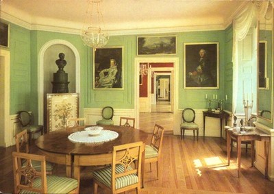 AK: Weimar   Wittumspalais, Tafelrundzimmer