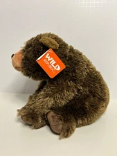 New with Tags WILD REPUBLIC Grizzly Bear Plush Stuffed Animal Kids Toy 14"