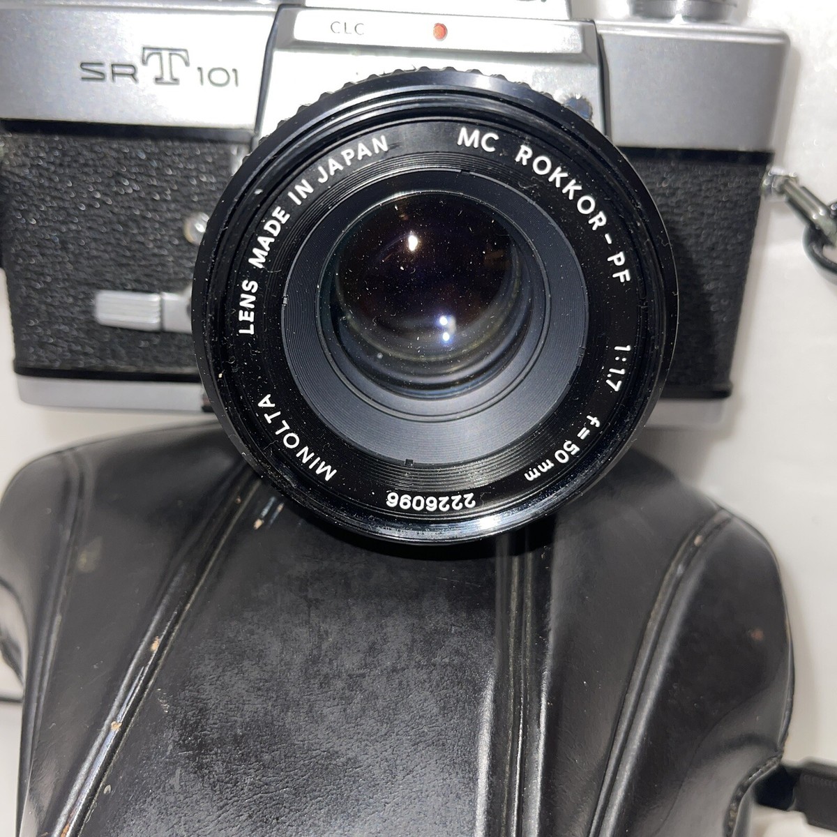 Minolta SRT 101 w/ MC Rokkor PF 50mm f/1.7 Lens | eBay