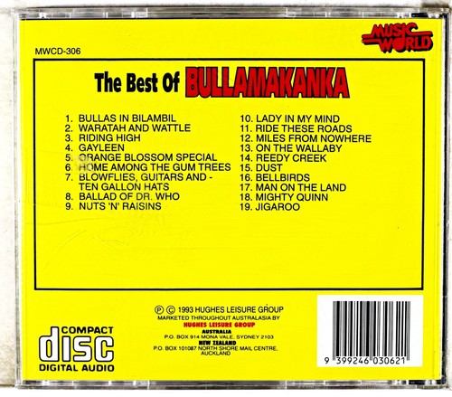Bullamakanka – The Best Of Bullamakanka CD - Picture 3 of 3