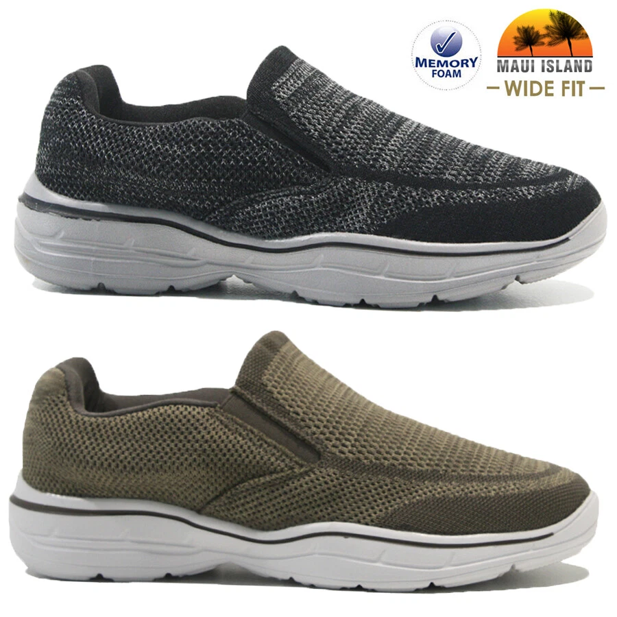 Mens slip best sale on gym shoes