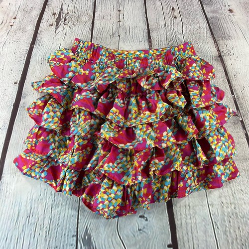KC Parker Girls Size 16 ruffled skirt Colorful Design - Picture 4 of 4