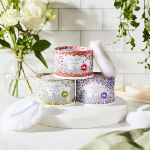 Woods of Windsor Lily of the Valley Body Dusting Powder with Puff for Women, 3.5 - Picture 3 of 12