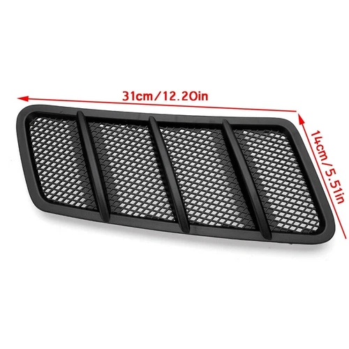 2 Pcs Front L+R Hood Air Vent Grille Cover For Mercedes W166 GL ML350 2012-2015 - Foto 7 di 10