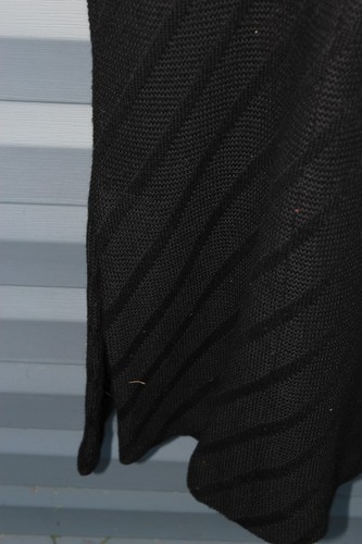 Vintage Rudi Gernreich Harmon Knitwear Black Minimalist Dress 100% Wool ShortSle - Picture 10 of 11