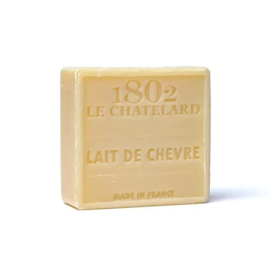 LE CHATELARD 1802 100g natürliche MARSEILLE Seife ZIEGENMILCH Palmölfrei LAIT DE CHEVRE