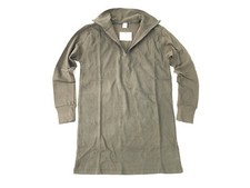 Original BW Bundeswehr Rollkragen Langarm Unterhemd RV Zip Rolli Oliv Gr. 7 (XL)