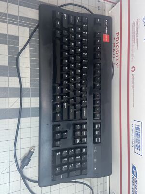Black Vintage KeyTronic Lifetime LT Designer Wired Keyboard Black Vintage KeyTronic Lifetime LT Designer Wired Keyboard