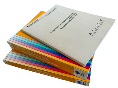 ANSI C 2x Programmer's Guides, UNIX System Labs + 1x Supplement 3-PB MEGA BUNDLE