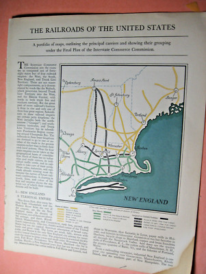 ''The Railroads of the United States'' from 1930 ''Fortune'' Magazine - 8 Pages