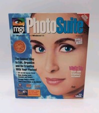 SEALED MGI PhotoSuite Software CD Version 4.0 Windows 95 Vintage Image Editing