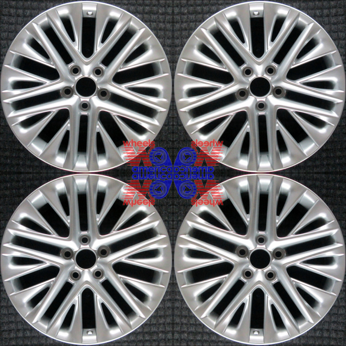 Fits Lexus ES350 Replica Hyper Silver 18