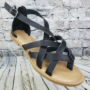 rampage sandals black