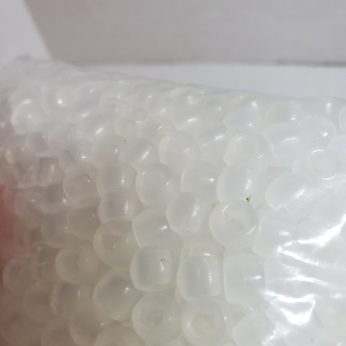 Bag of 1000 Clear Pony Beads 9 mm for Jewelry Making Crafting Kids Crafts NIP - Picture 6 of 9