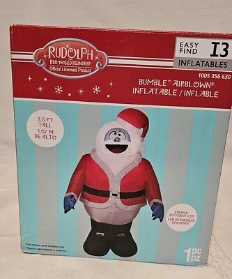 Gemmy 3.5 ft Airblown Inflatable Bumble from Rudolph OutdoorDecoration Christmas