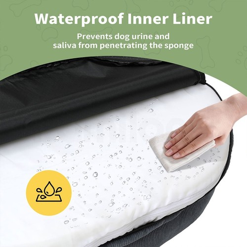 Pet Dog Calming Bed Cat Sofa Beds Removable Washable Mat Waterproof Linner Warm - Picture 368 of 462