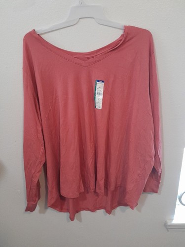 Womens Terra Sky Size 5X 32W-34W Plus Core V-neck - 第 1/3 張圖片