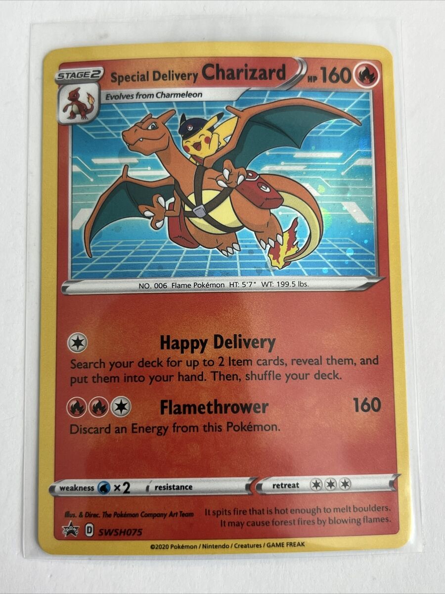 Special Delivery Charizard (SWSH075/71), Busca de Cards