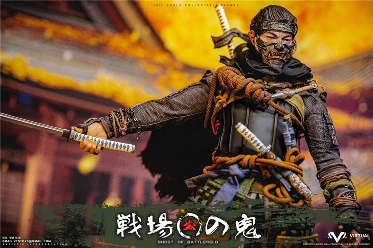 VTSTOYS VM-036B戦場の鬼ゴースト オブツシマJin SakaiDX VTS TOYS VM-036B Ghost of Battlefield Jin Sakai Warrior 1/6