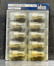 IDEC,Lead-2a,PILOT LIGHT LED INDICATORS PACK OF 10 Nos Surplus