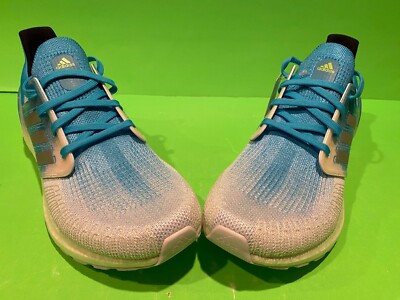 L@@K BRAND NEW ADIDAS ULTRABOOST 20 PRIME BLUE SZ 9.5 PARLEY CYAN ULTRA BOOST