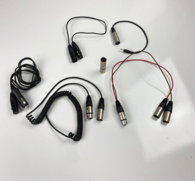 XLR Cable Adapters Assortment of 6 Preowned Good Working Condition DS1784