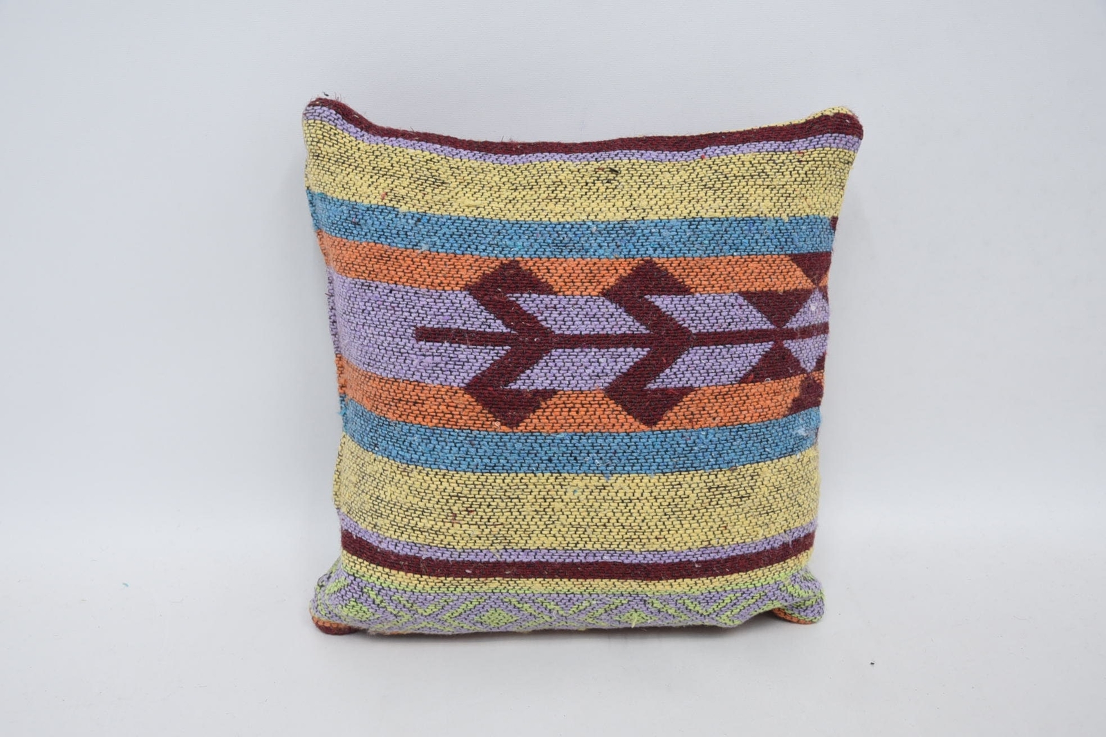 Funda de almohada para tirar, almohada para sofá, almohada turca, cojín amarillo de 12