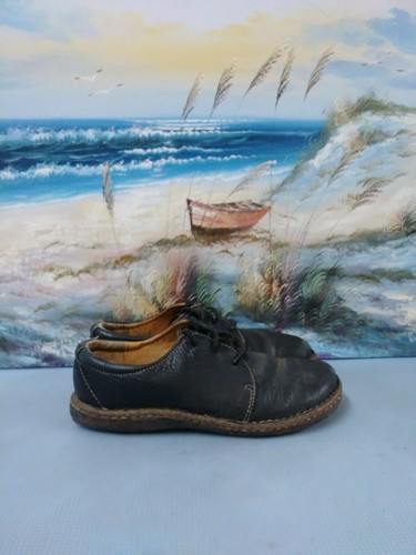 BROWN'S LANDING Negro Damas 7,5 Cuero Mocasín Oxford Zapatos con Cordones 2560F - Imagen 6 de 10