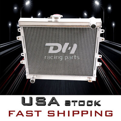 945 Radiator Aluminum 3 Row For 1984-1995 Toyota Pickup 92-95 4Runner 2 ...