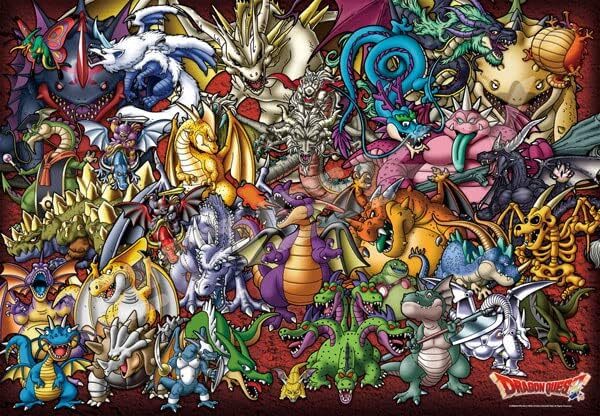 Jigsaw Puzzle Dragon Quest 1000 Peace Jig Saw Puzzle Dragon