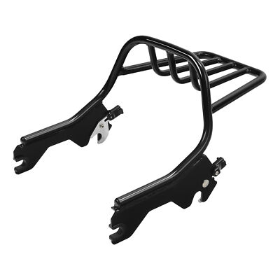 Black Two-Up Luggage Rack Fit For Harley Low Rider ST Sport Glide FLSB 2018-2025