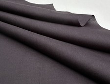 Clearance Sale Plain BLACK Cotton Fabric Material Curtains Textile 120cm Wide