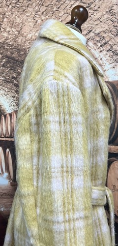 Nasty Gal Damen Plus flauschige Wollmischung Morgenmantel Mäntel Größe 18 gelb NEU Etikett - Bild 10 von 21