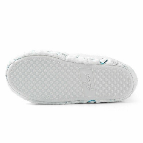 Zapatillas antideslizantes Aerusi para mujer cómodas de felpa borrosas con corazón de espuma viscoelástica para casa - Imagen 21 de 21