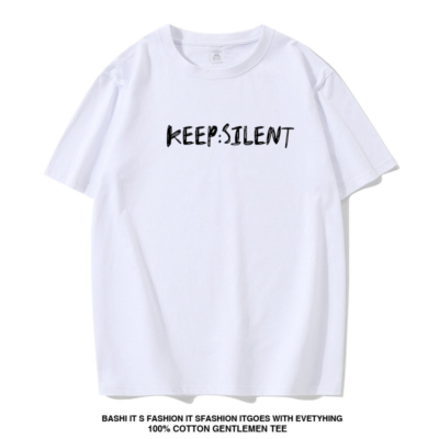 Lingorm KEEP:SILENT ホワイト Tシャツ S