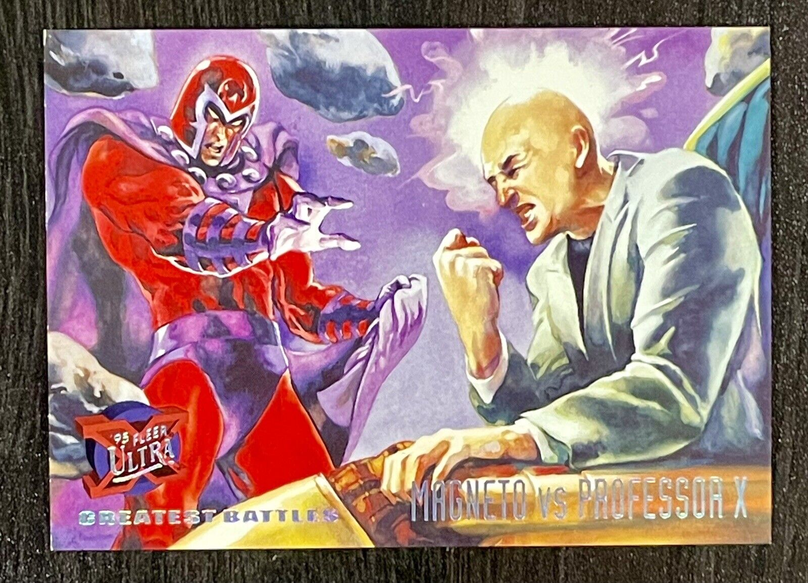 Magneto Vs Professor X 1994 Fleer Ultra X-Men Greatest Battles Marvel Card #133