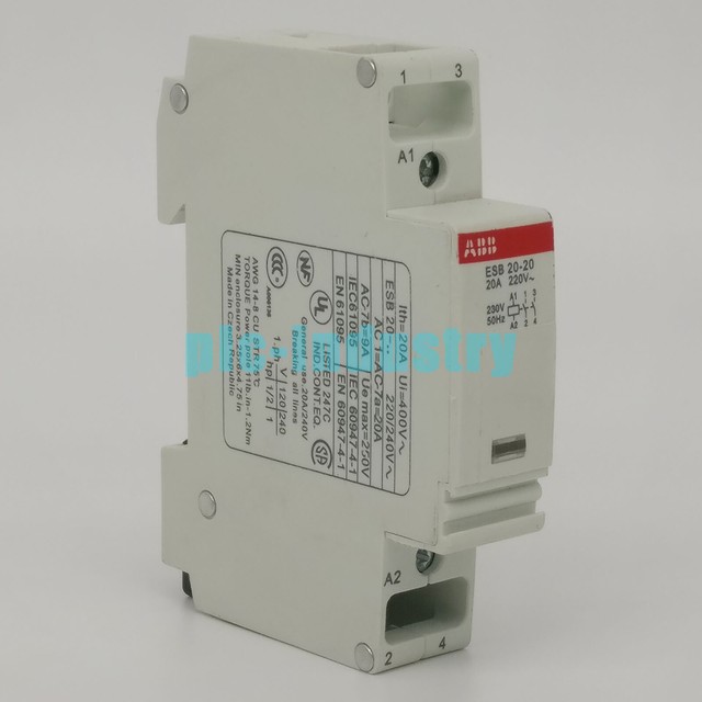Brand New ABB ESB20-20 Installation Contactor ESB2020 One year warranty ...