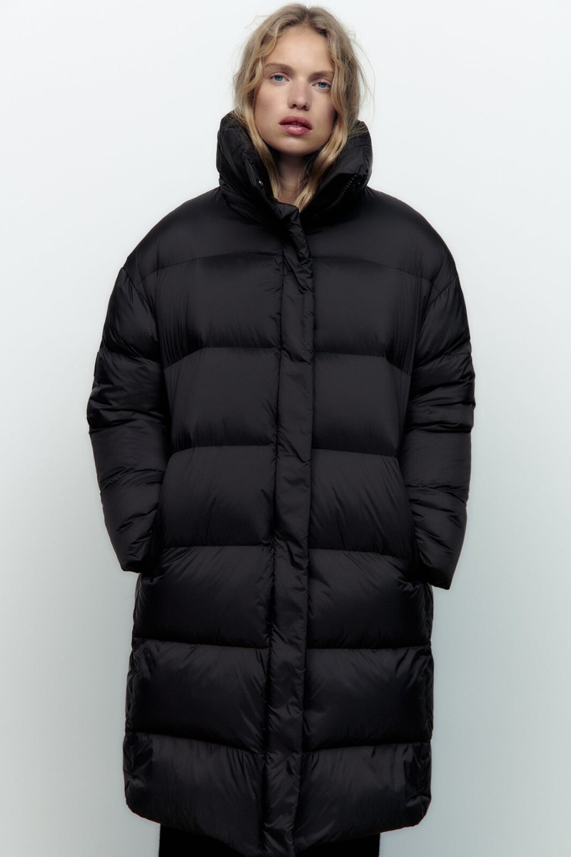 Daunenjacke Steppjacke Mit Kapuze Zara Wattierte Jacke Zara