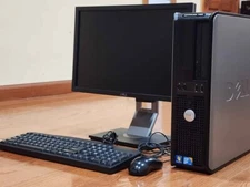 Dell 780-PC, with monitor, keyboard, and mouse.