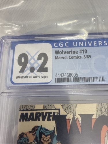 WOLVERINE #10 CGC 9.2 1st Battle With Sabretooth Custom Label - Imagen 2 de 14